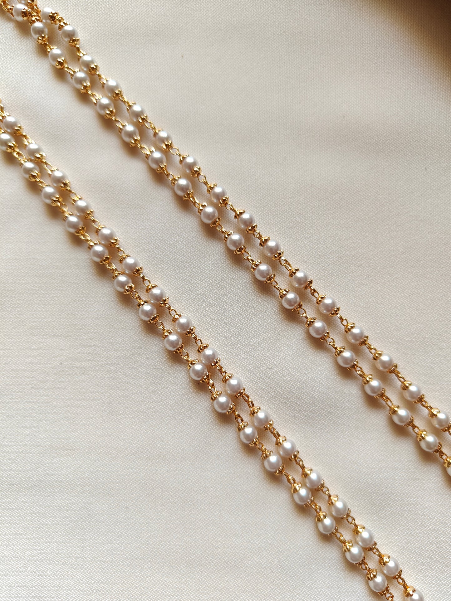 Pearl round pendant necklace